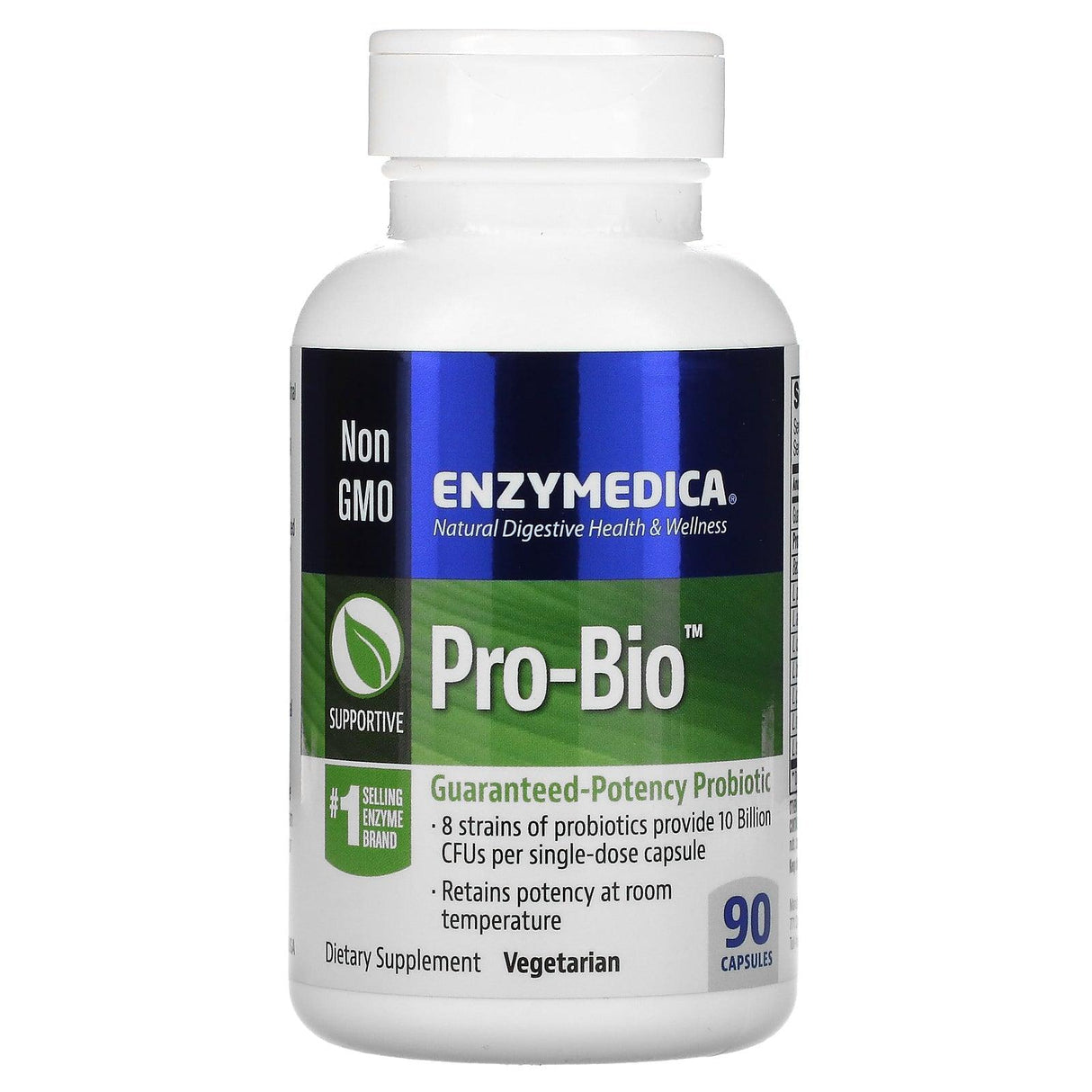 Enzymedica, Pro-Bio, Guaranteed Potency Probiotic, 90 Capsules - Supply Center USA