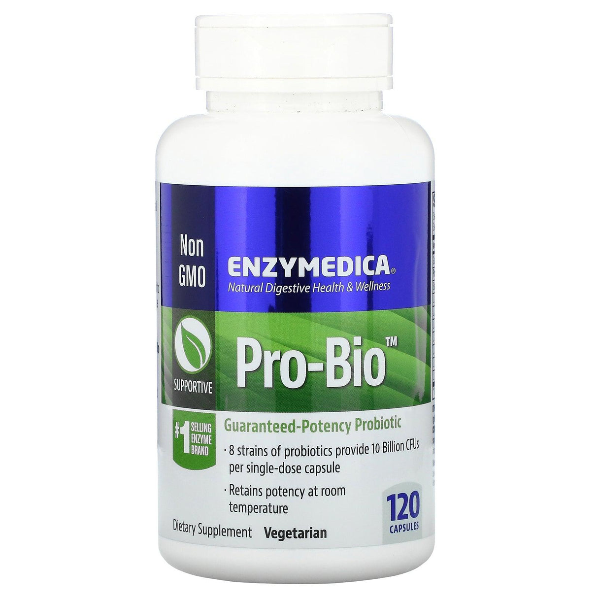 Enzymedica, Pro-Bio, Guaranteed Potency Probiotic, 90 Capsules - Supply Center USA