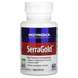 Enzymedica, SerraGold, High Potency Serrapeptase, 120 Capsules - Supply Center USA