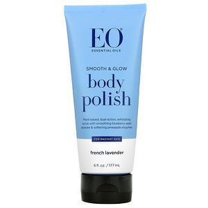 EO Products, Body Polish, French Lavender, 6 fl oz (177 ml) - Supply Center USA