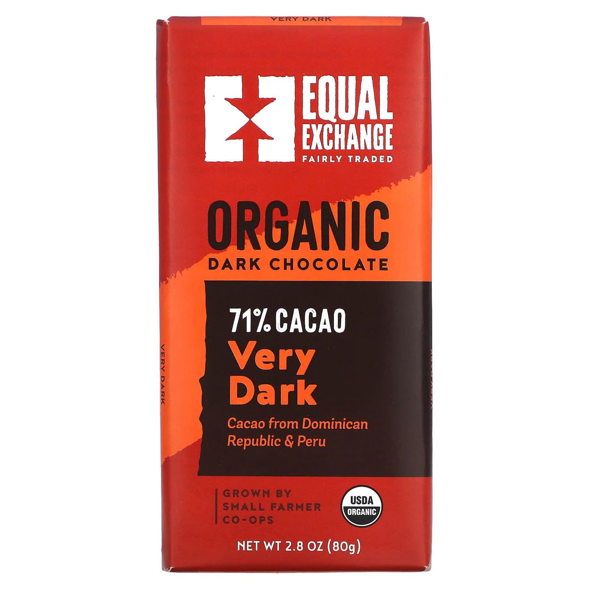 Equal Exchange, Organic Dark Chocolate, Very Dark, 2.8 oz (80 g) - Supply Center USA