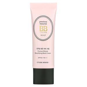 Etude, Precious Mineral BB Cream Moist, SPF50+/PA+++, Vanilla, 1.58 oz (45 g) - Supply Center USA