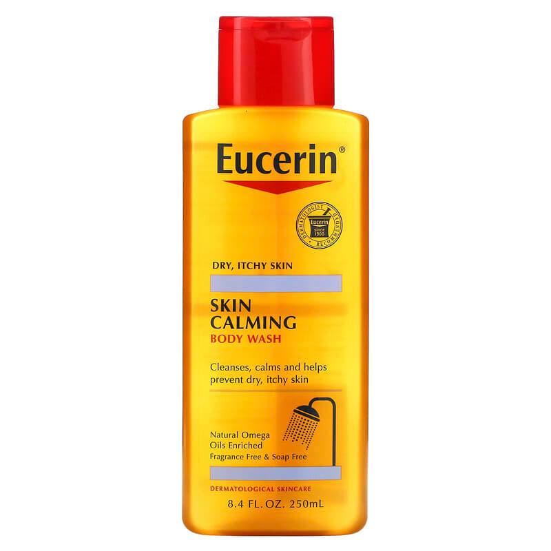 Eucerin, Skin Calming Body Wash, Fragrance Free, 16.9 fl oz (500 ml) - Supply Center USA