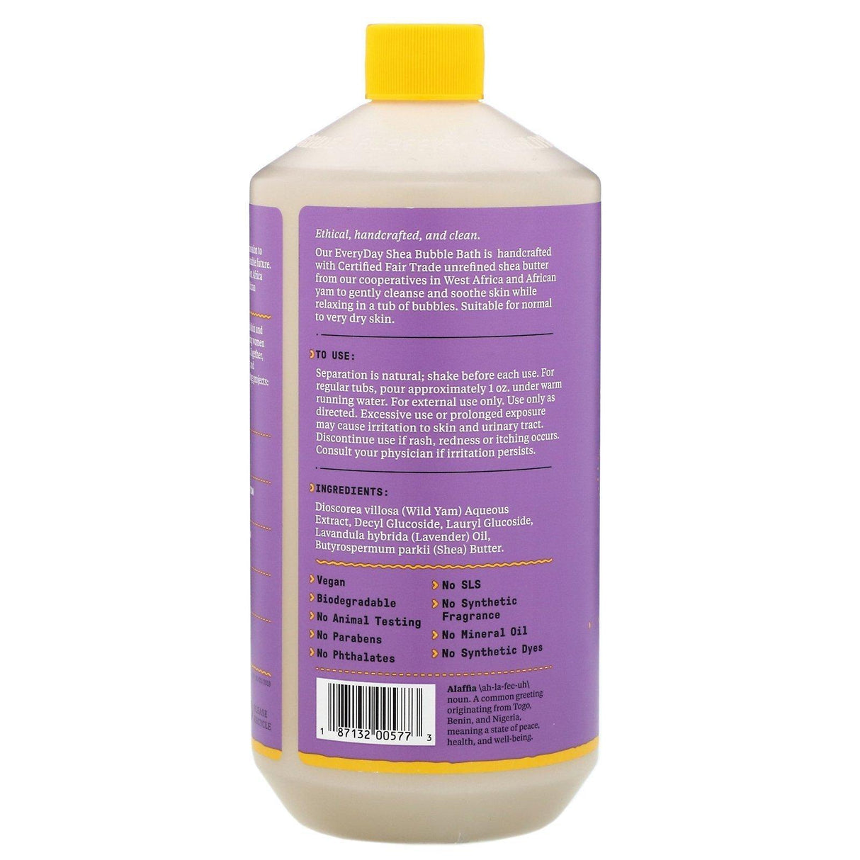 Everyday Shea, Bubble Bath, Lavender, 32 fl oz (950 ml) - Supply Center USA