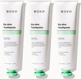 Boka Fluoride Free Toothpaste Nano Hydroxyapatite, Helps Remineralize, Appropriate for Sensitive Teeth, Whitening - for Adult, Kids Oral Care - Ela Mint Flavor, 4 Fl Oz 1Pk US Manufactured
