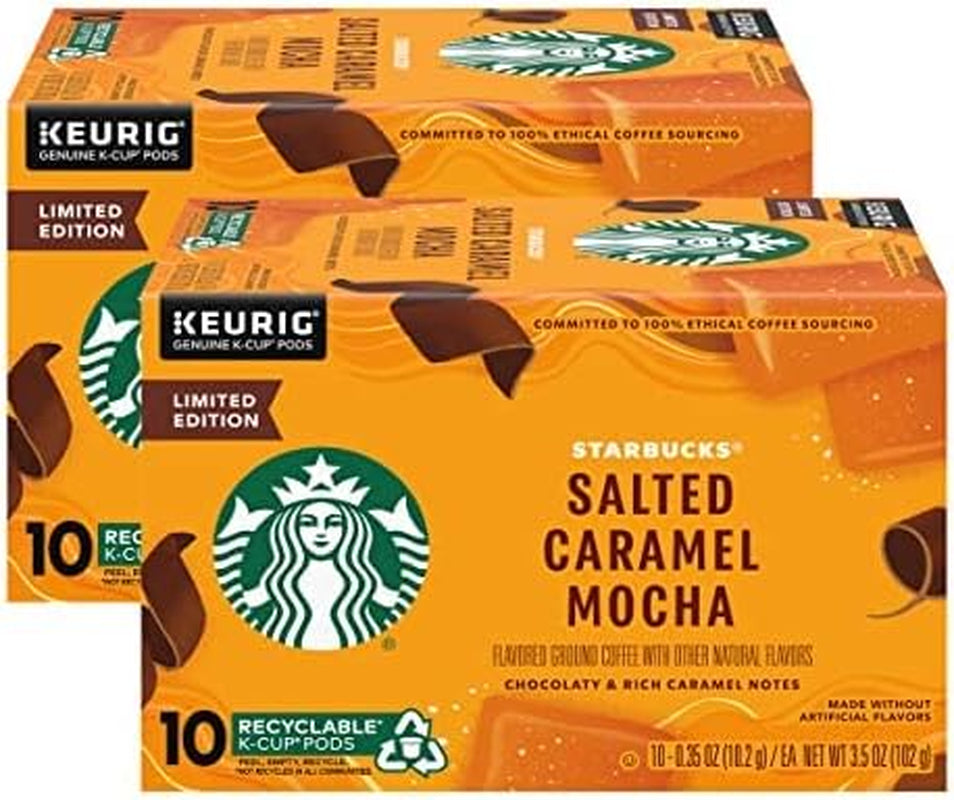 Starbucks K-Cup Coffee Pods, Starbucks Blonde Roast Coffee, Veranda Blend for Keurig Brewers, 100% Arabica, 6 Boxes (60 Pods Total)