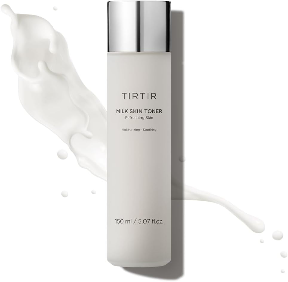 TIRTIR Milk Skin Toner Light | Instant Hydration with 4% Niacinamide, Pore-Tightening, Vegan Toner for Acne-Prone, Sensitive & Oily Skin, Fungal Acne Safe, Panthenol, Allantoin, Vitamin B