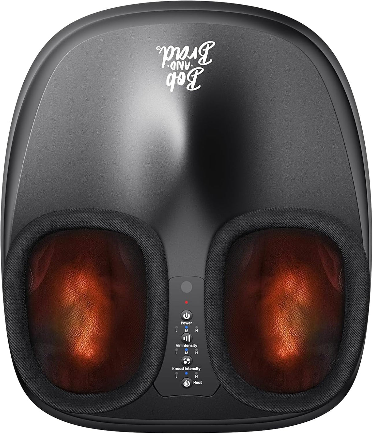 BOB and BRAD Foot Massager with Heat and Remote, Christmas Gifts for Women Men, FSA HSA Eligible, Shiatsu Deep Kneading Electric Feet Massager Machine for Plantar Fasciitis, Men Size 12