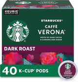 Starbucks K-Cup Coffee Pods, Dark Roast Coffee, French Roast for Keurig Brewers, 100% Arabica, 4 Boxes (96 Pods Total)