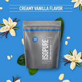 Isopure Creamy Vanilla Whey Isolate Protein Powder with Vitamin C & Zinc for Immune Support, 25G Protein, Zero Carb & Keto Friendly, 15 Servings, 1 Pound (Packaging May Vary)
