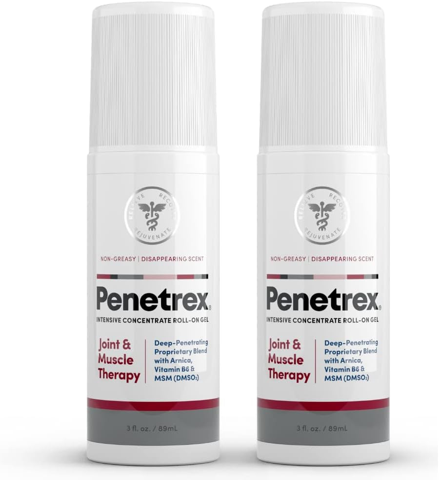 Penetrex Joint & Muscle Therapy – Soothing Comfort for Back, Neck, Hands, Feet – Premium Whole Body Rub with Arnica, Vitamin B6 MSM & Boswellia – Non-Greasy 2Oz Cream