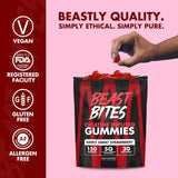 Creatine Gummies - 5G Creatine Monohydrate per Serving - No Sugar or Artificial Colors - Low-Calorie, Vegan & Halal - Made in the USA - 30 Servings