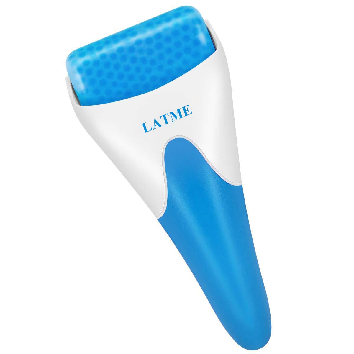 LATME Ice Roller for Face Eyes,Womens Gifts,Face Massager Roller Puffiness Migraine Pain Relief and Minor Injury (Smoggy Blue)