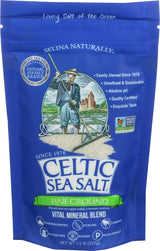 Celtic Sea Salt, Fine Ground, 8 Ounce