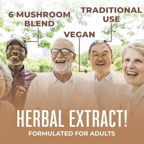 Maryruth'S USDA Organic Mushroom Complex | Herbal Liquid Drops, Mushroom Supplement | Lion'S Mane, Reishi Mushroom, Shiitake Mushrooms | Nongmo, Vegan - Supply Center USA