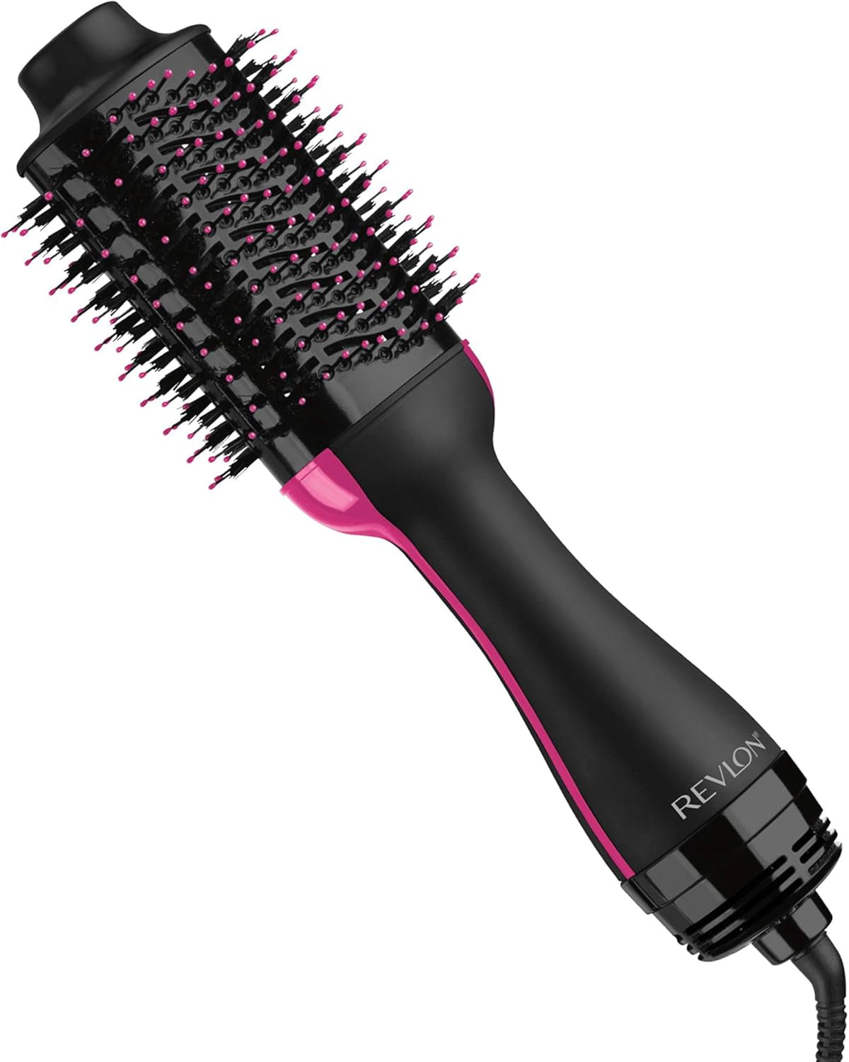 REVLON One Step Volumizer plus Hair Dryer and Styler | More Volume, Less Damage, and More Styling Control for Easy and Fast Salon-Style Blowouts, plus Travel Friendly (Black)