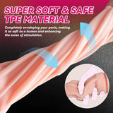 Male Masturbator Cup, Quiet Adult Sex Toys for Men Realistic Pocket Pussy Vagina Textured with 7.5In Depth Lifelike Soft and Man Masturbation Stroker