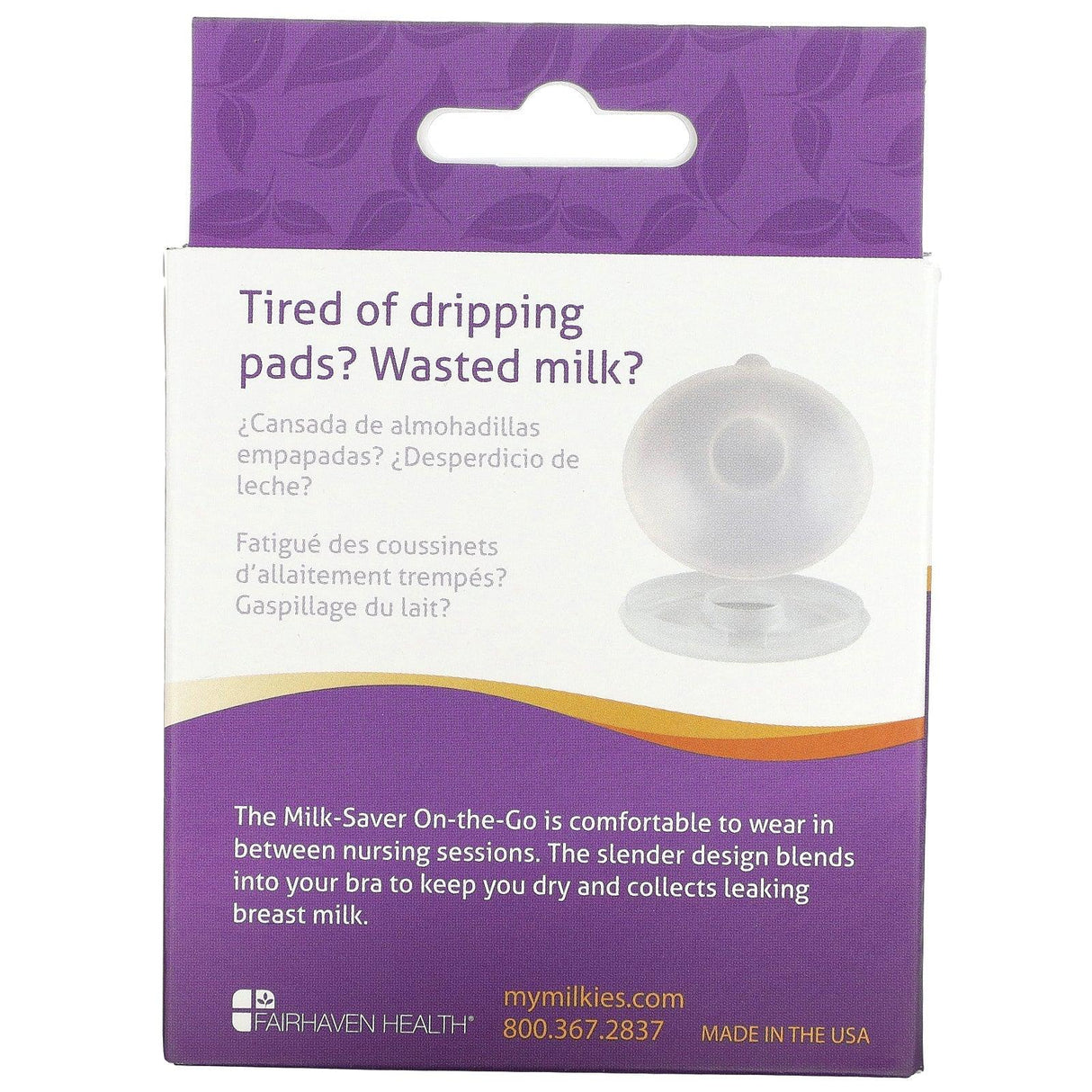 Fairhaven Health, Milkies, Milk-Saver-On-The-Go, 2 Milk Collection Cups - Supply Center USA