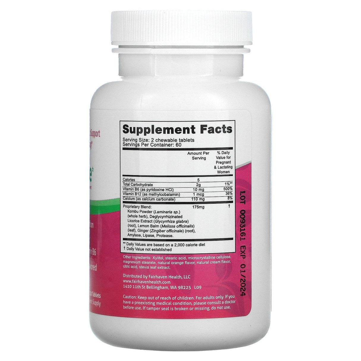 Fairhaven Health, PregEase, Orange Cream, 120 Tablets - Supply Center USA
