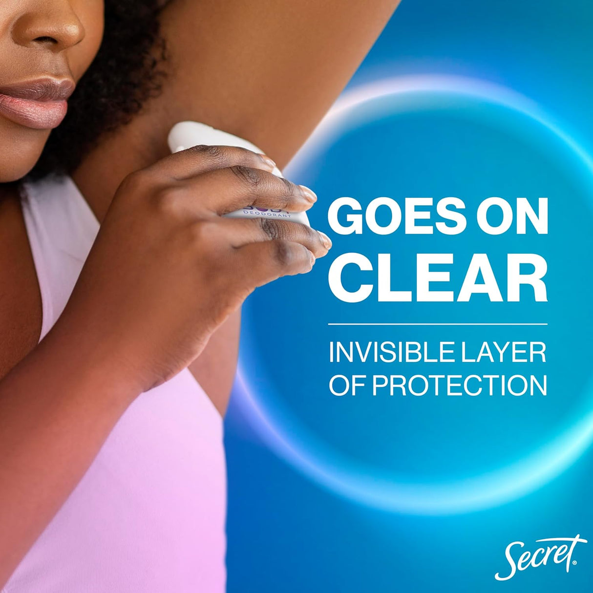 Secret Whole Body Deodorant Stick for Women, Travel Size, Peach & Vanilla Blossom Scent, Aluminum Free Deodorant, 72 HR Odor Protection, 0.5 Oz