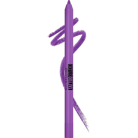 Maybelline Tattoostudio Long-Lasting Sharpenable Eyeliner Pencil, Glide on Smooth Gel Pigments with 36 Hour Wear, Waterproof, Deep Onyx, 1 Count - Supply Center USA