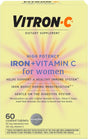 Vitron-C High Potency Iron Supplement, Immune Support, 125Mg Vitamin C, 60 Count, Pack of 1