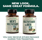 Multivitamin for Men - Daily Mens Multivitamins & Multiminerals Supplement for Energy, Focus and Performance. Mens Vitamins A, C, D, E & B12, Zinc, Calcium, Magnesium & More. Multi Vitamin Capsules - Supply Center USA