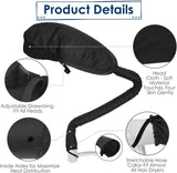 Bonnet Hair Dryer Attachment: Upgraded Extra Large Hooded Hair Dryer Adjustable Soft Blow Dryer Caps - Easy to Use for Natural Curly Textured Hair Care Styling Fast Drying