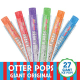 Otter Pops, Giant Original 5.5Oz, 27 Ice Pops, Six Zippy Flavors