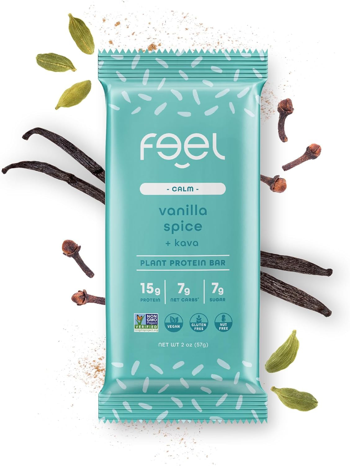Feel Vegan Protein Bars - Keto, Gluten Free, Organic, 15G Protein - Dairy Free, Low Sugar - Variety Pack (6 Flavors, 6 Pack)