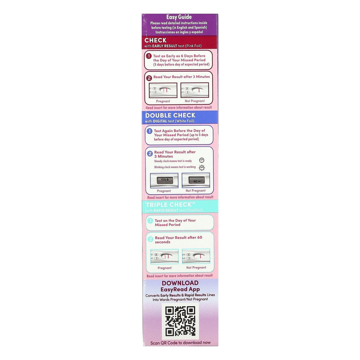 First Response, Triple Check Pregnancy Tests, 3 Tests - Supply Center USA