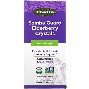 Flora, Sambu Guard Elderberry Crystals, 1.7 oz ( 50 g) - Supply Center USA
