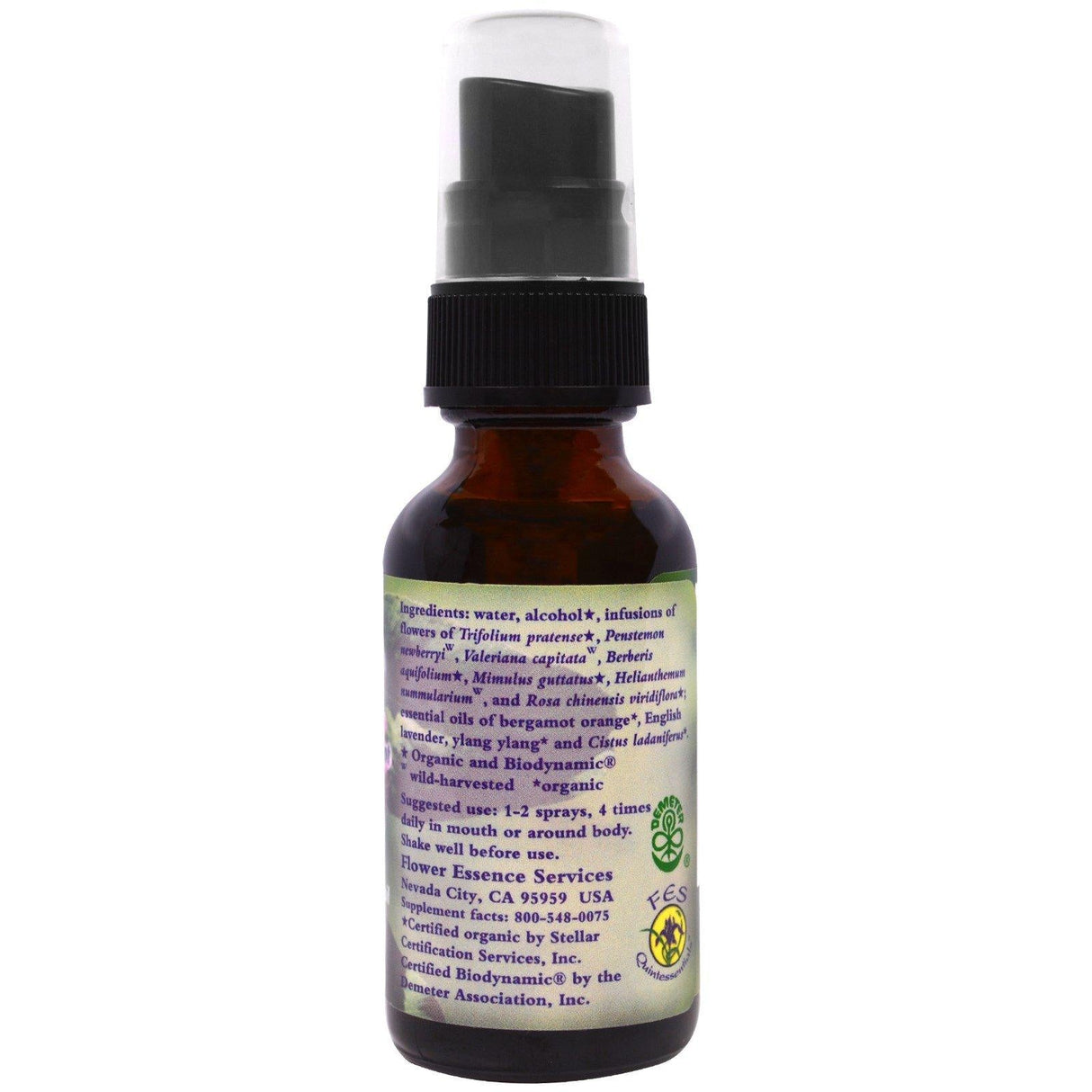 Flower Essence Services, Fear-Less, Flower Essence & Essential Oil, 1 fl oz (30 ml) - Supply Center USA