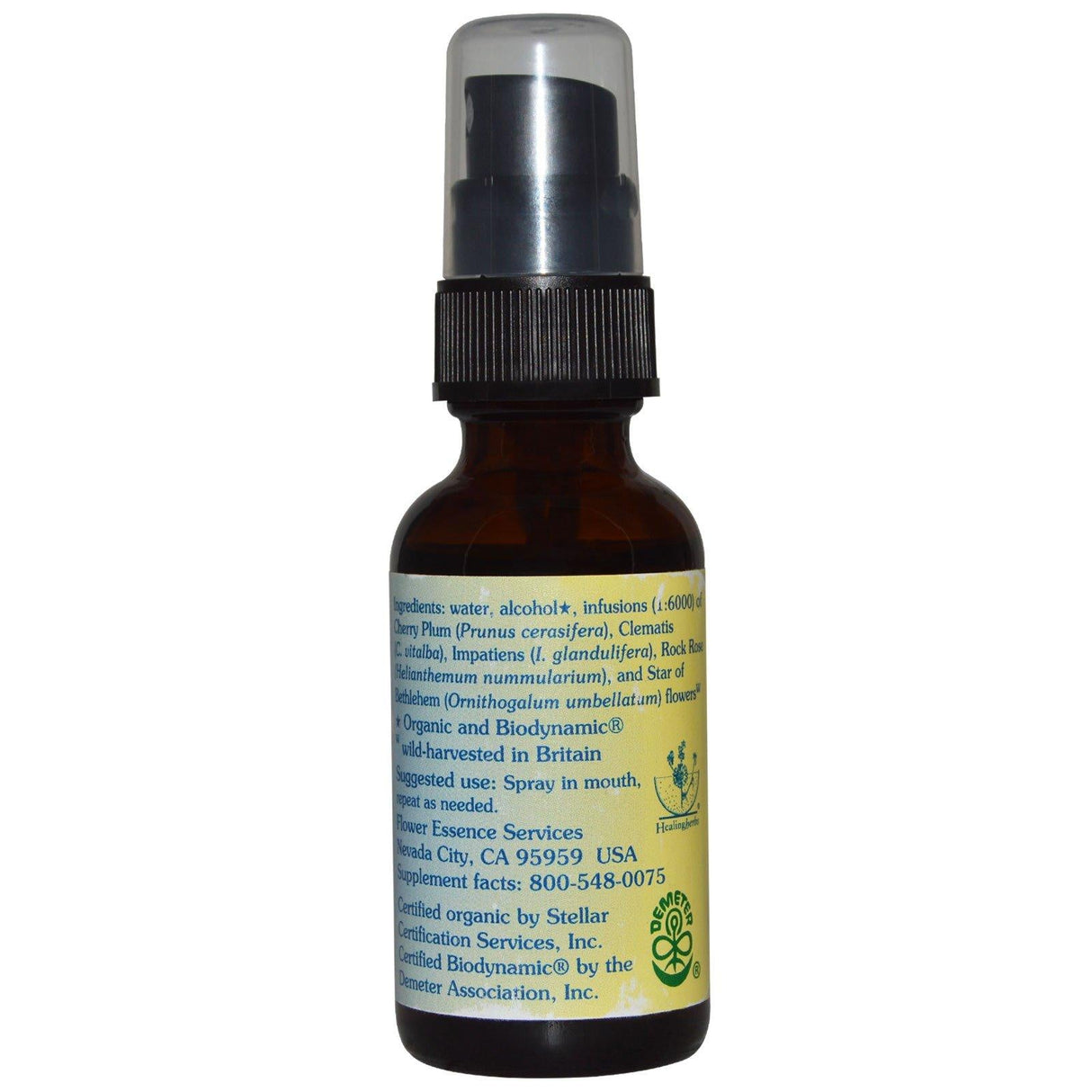 Flower Essence Services, Five-Flower Formula, Flower Essence Spray, 1 fl oz (30 ml) - Supply Center USA
