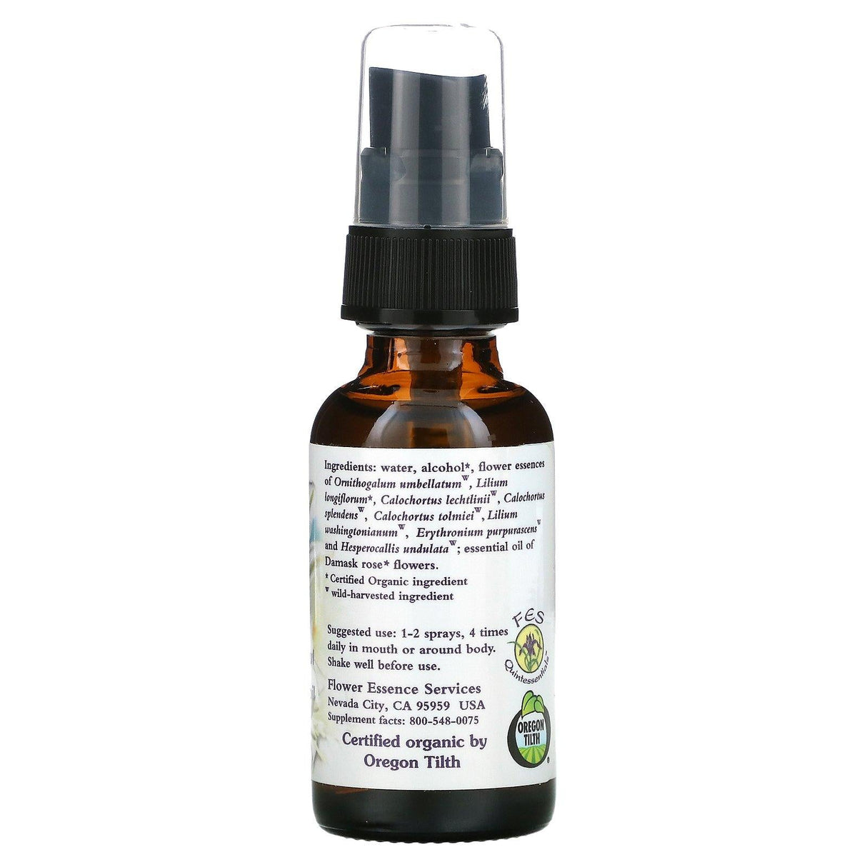 Flower Essence Services, Grace, Flower Essence & Essential Oil, 1 fl oz (30 ml) - Supply Center USA