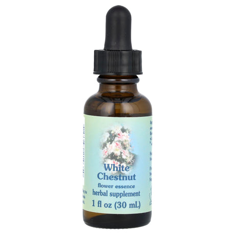 Flower Essence Services, White Chestnut, Flower Essence, 1 fl oz (30 ml) - Supply Center USA