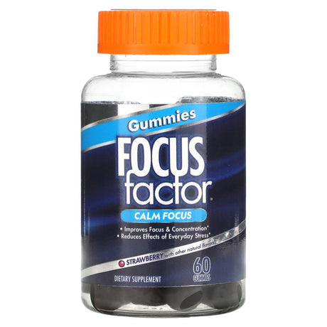 Focus Factor, Calm Focus, Strawberry, 60 Gummies - Supply Center USA