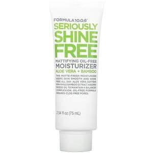 Formula 10.0.6, Seriously Shine Free, Mattifying Oil-Free Moisturizer, 2.54 fl oz (75 ml) - Supply Center USA