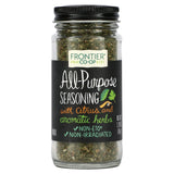 Frontier Co-op, All-Purpose Seasoning with Citrus and Aromatic Herbs, 1.2 oz (34 g) - Supply Center USA