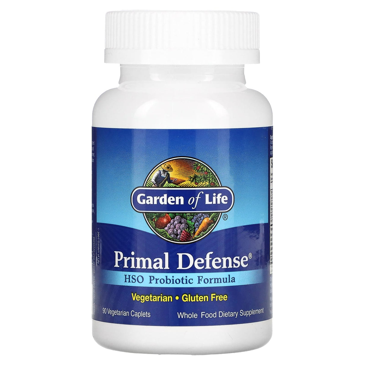Garden of Life, Primal Defense, HSO Probiotic Formula, 90 Vegetarian Caplets - Supply Center USA