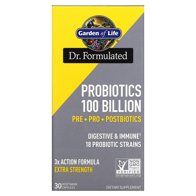 Garden of Life, Probiotics, 100 Billion, 30 Vegetarian Capsules - Supply Center USA