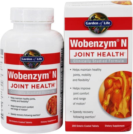 Garden of Life Wobenzym N, 200 Tablets - Supply Center USA