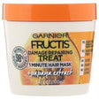 Garnier, Fructis, Damage Repairing Treat, 1 Minute Hair Mask, + Papaya Extract, 3.4 fl oz (100 ml) - Supply Center USA