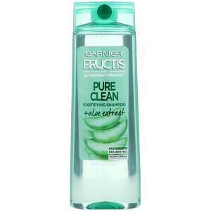 Garnier, Fructis, Pure Clean, Fortifying Shampoo with Aloe, 12.5 fl oz (370 ml) - Supply Center USA