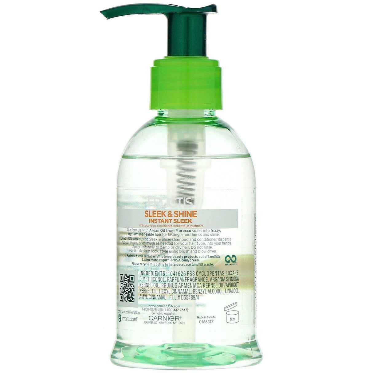 Garnier, Fructis, Sleek & Shine, Anti-Frizz Serum, 5.1 oz (150 ml) - Supply Center USA