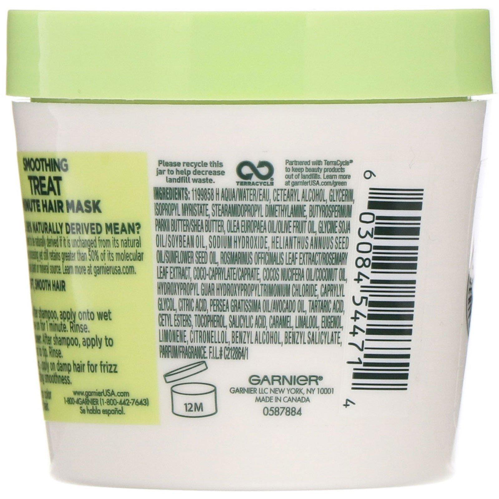 Garnier Fructis Smoothing Treat 1 Minute Hair Mask Avocado Extrac Supply Center USA