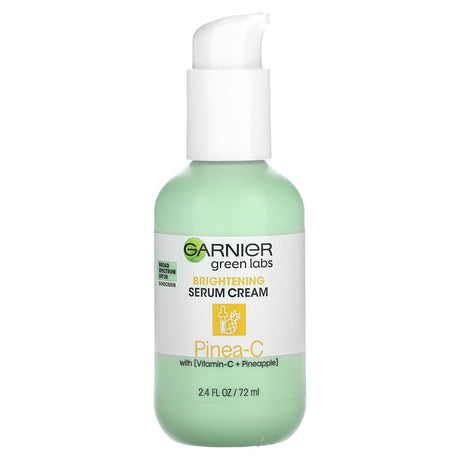 Garnier, Green Labs, Pinea-C Brightening Serum Cream, Broad Spectrum SPF 30, 2.4 fl oz (72 ml) - Supply Center USA