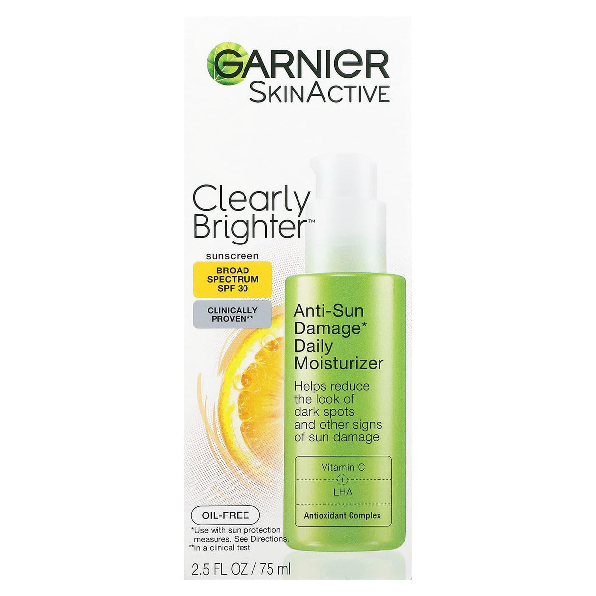Garnier, SkinActive, Anti-Sun Damage Daily Moisturizer, SPF 30, 2.5 fl oz (75 ml) - Supply Center USA