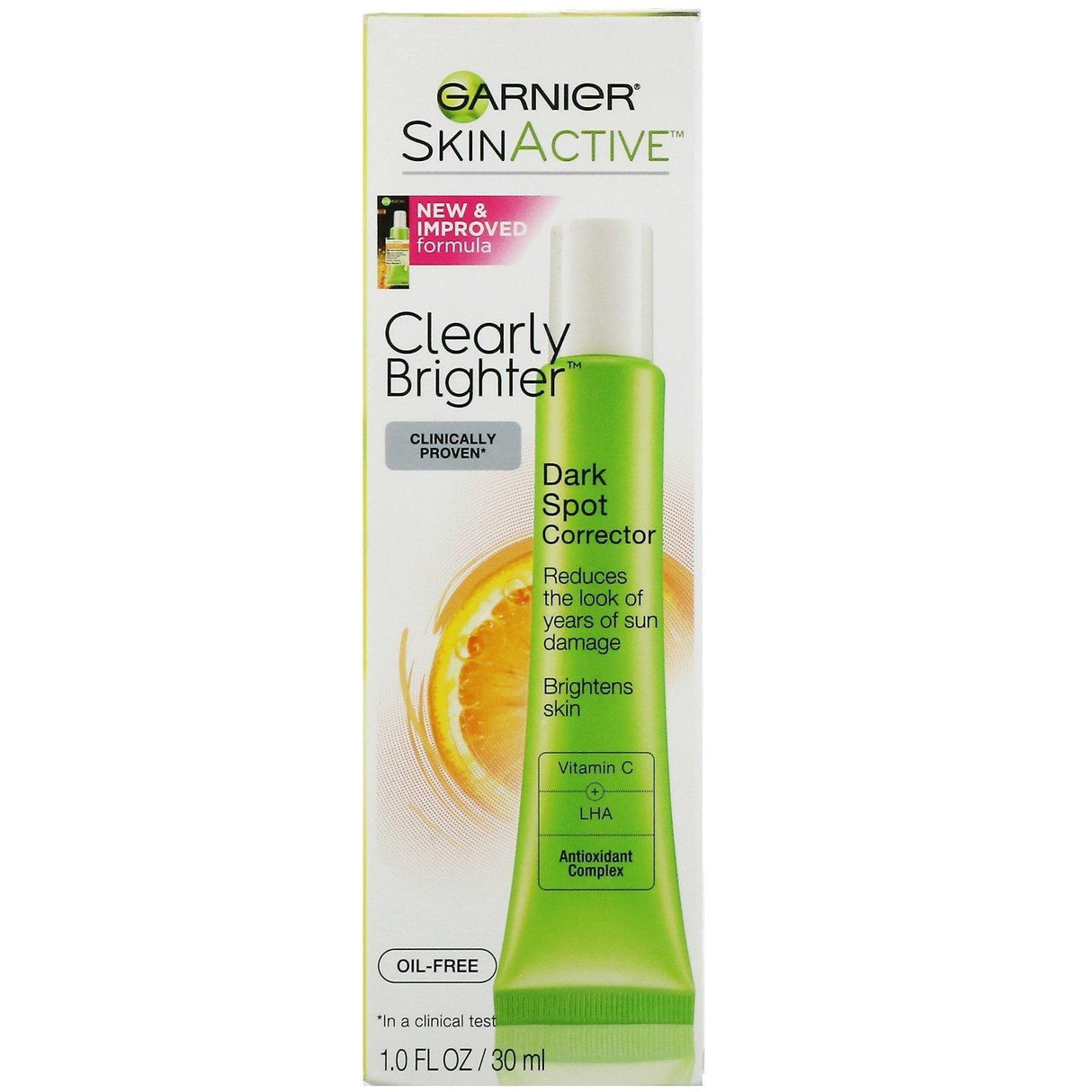 Garnier, SkinActive, Clearly Brighter, Dark Spot Corrector, 1 fl oz (30 ml) - Supply Center USA