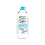 Garnier Skinactive Micellar Water for Waterproof Makeup, Facial Cleanser & Makeup Remover, 13.5 Fl Oz (400Ml), 1 Count (Packaging May Vary) - Supply Center USA